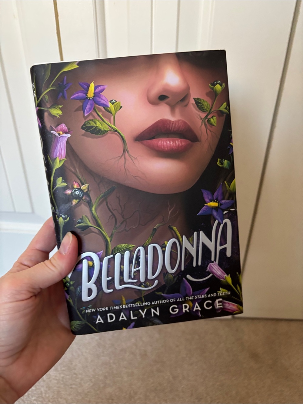 Belladonna by Adalyn Grace — Illustrated Hardcover with Purple Floral Cover